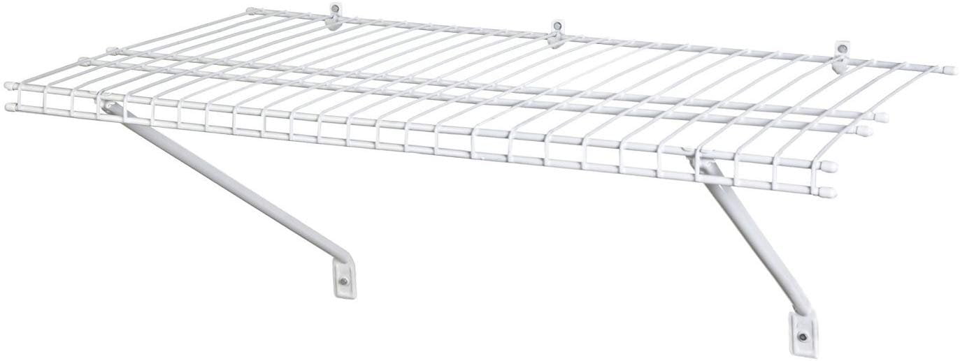 ClosetMaid 1021 Wire Shelf Kit, 2Feet X 12Inch, White