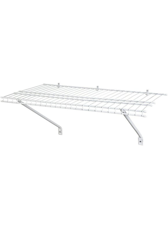 ClosetMaid 1021 Wire Shelf Kit, 2-Feet X 12-Inch, White