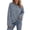 06-Navy, variant on Yutgune Women's Striped Sweatshirt Crew Neck Long Sleeve Shirts Loose Casual Fall Top
