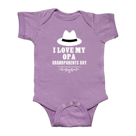 

Inktastic Grandparents Day I Love My Opa Gift Baby Boy or Baby Girl Bodysuit