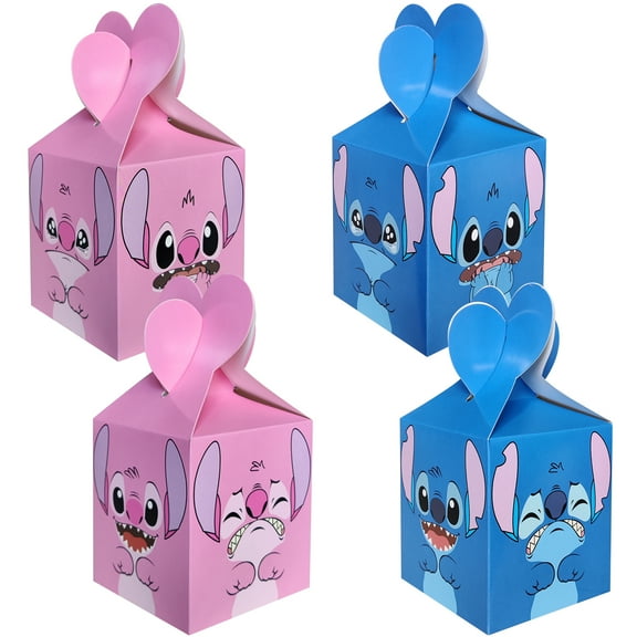 20 PCS Stitch Party Favor Boxes, Stitch Party Gift Boxes Candy Goodie Boxes for Party Decorations