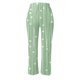 thumbnail image 4 of WILLBEST Pantalones Casuales para Mujer, Ligeros, de Verano, de Lino Estampado, con Cordón, Cintura Elástica, Pierna Recta y Bolsillos para Uso Diario. Chica, 4 of 4