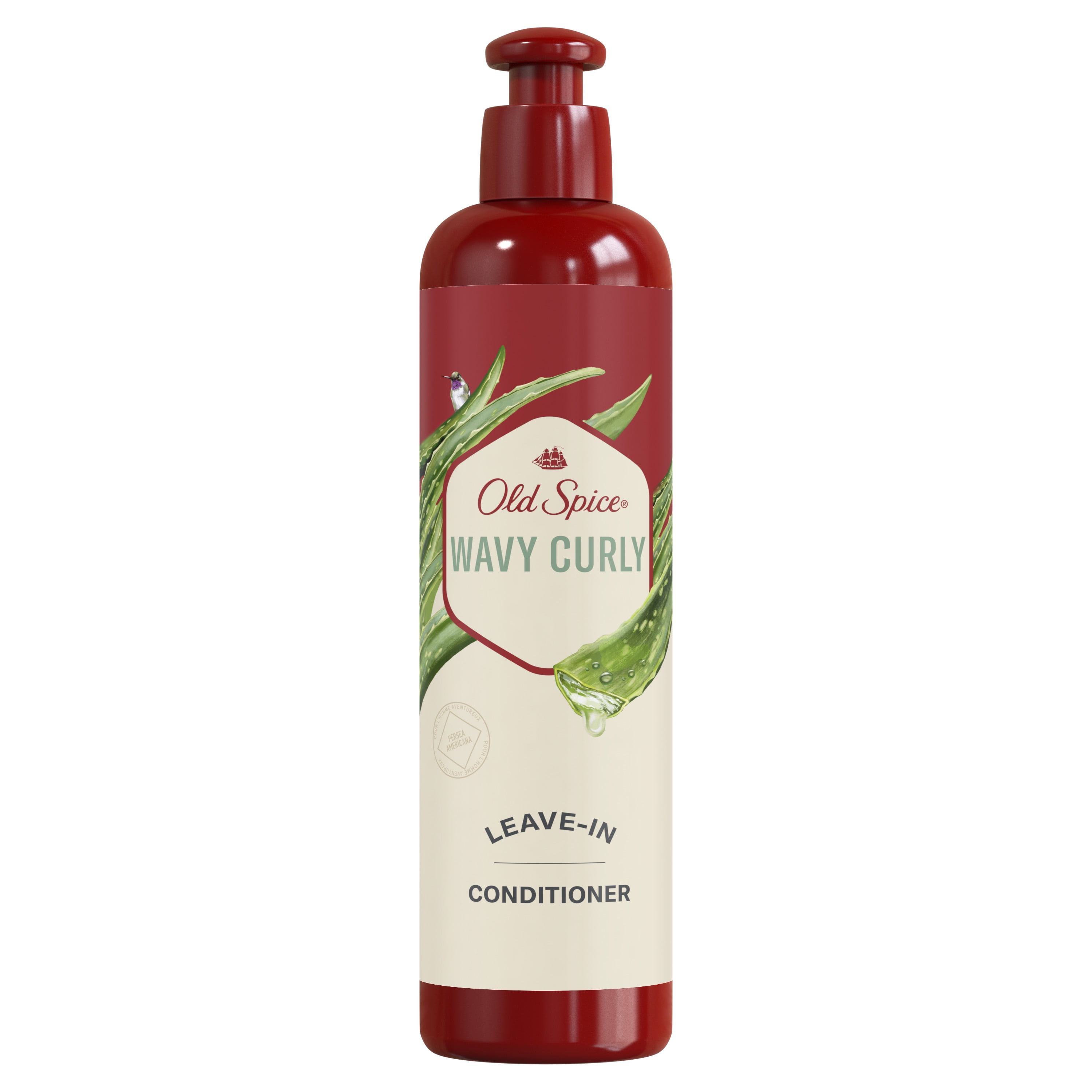 Old Spice Wavy Curly Leave-in Conditioner with Aloe & Avocado Oil, 8.5 fl oz