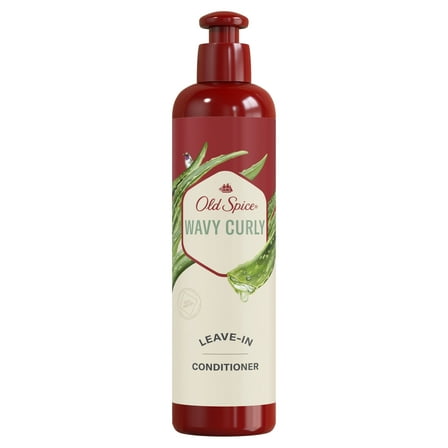 Old Spice Wavy Curly Leave-in Conditioner with Aloe & Avocado Oil, 8.5 fl oz