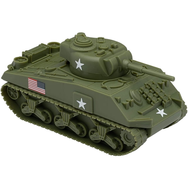 Tanque militar BMC WW2 Sherman M4 - Verde Oliva 1:32