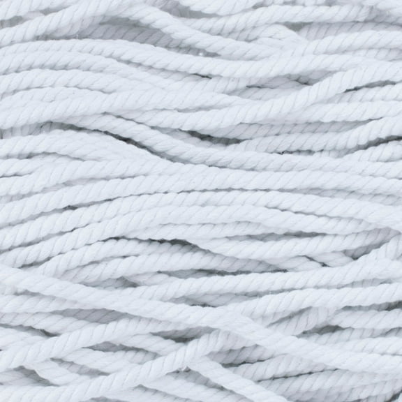 Super Soft 3 Strand Twisted Cotton Rope - Multiple Colors to Choose from in Various Diameters and Lengths