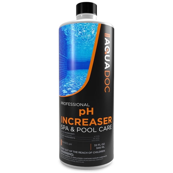AquaDoc pH Increaser – Liquid pH Booster for Hot Tub and Spa Maintenance and Water Balance, 32oz