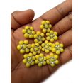 thumbnail image 4 of eloria 25pcs, Embroidery/Zardosi/Zari/Aari Work Sew On Flowers Applique/Decorative Patches for Clothes, Blouse, Saree, Dress Etc Decoration (Yellow), 4 of 4