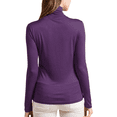 thumbnail image 6 of Turtleneck Mulberry Silk Thermal Shirts for Women Long Sleeve Tops Lightweight Base Layer Shirt, 6 of 7
