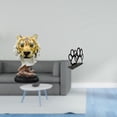 thumbnail image 2 of Escultura de cabeza de tigre, escultura de mesa, servilletero con forma de pata, soporte de servilleta de hierro, dispensador de toallas de papel, mat, 2 of 8