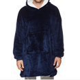 thumbnail image 1 of Blanket Hoodie Wearable Oversized Blanket Hooded Sweatshirt Winter Warm Plush Top with Front Pocket, 1 of 2