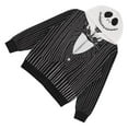 thumbnail image 4 of Nightmare Before Christmas Boys Hoodie, Skellington Costume Black white – Medium, 4 of 6