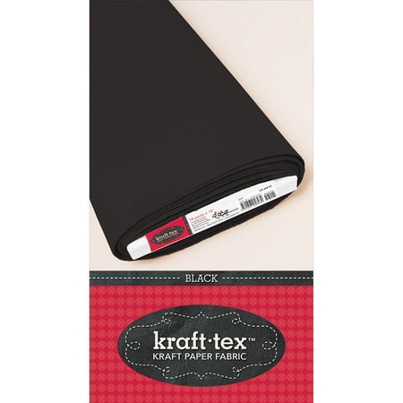Kraft-Tex Kraft Paper Fabric, Black, 19" x 10yd