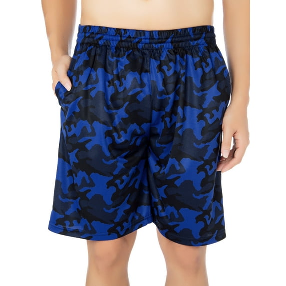 Athletic Basketball Shorts 11'' for Men Mesh Breathable Gym Running Shorts with Drawstring
