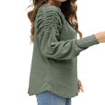 thumbnail image 3 of Stylish and Warm Women‘s Pullover with Ruched Detailing, 3 of 5