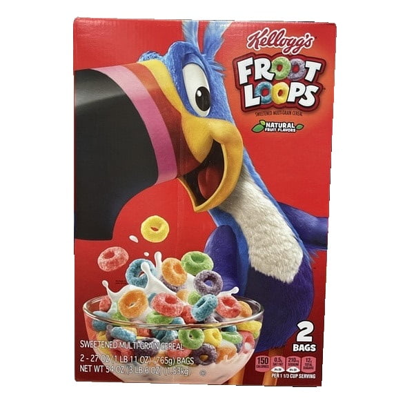 Kellogg's Froot Loops Cereal, 54 Ounce - Walmart.com - Walmart.com