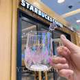 thumbnail image 3 of Taza de Agua de Café Liwei Taza de Café de Vidrio Rosa Sakura Cambio de Color, 3 of 6