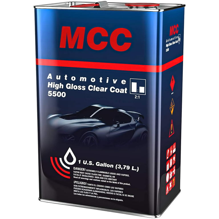 Automotive clear coats High Gloss Clear Coat 2K MCC HS Clear perfection  speed 5500 2:1 Gallon Clear Coat Medium Kit 