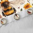thumbnail image 4 of Homewish 3D Bee Animal Blackout Curtains Set of 2 (52x84 Each) for Teens, Jungle PLant Botanical Window Curtains, Mushroom Floral Curtains and Drapes, Blackout Curtains Decor, 4 of 6
