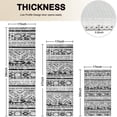 thumbnail image 4 of Black Geometric Triangle Diamond Pattern Kitchen Rugs Sets Of 3,Kitchen Runner Rugs Non Skid Washable,Decorative Kitchen Floor Mats for Kitchen,Sink,Laundry,17"x30"+ 17"x47" + 17"x59", 4 of 6