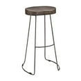 thumbnail image 3 of Hillsdale Hobbs 30" Tractor Non-Swivel Bar Stool in Black Pewter, 3 of 3