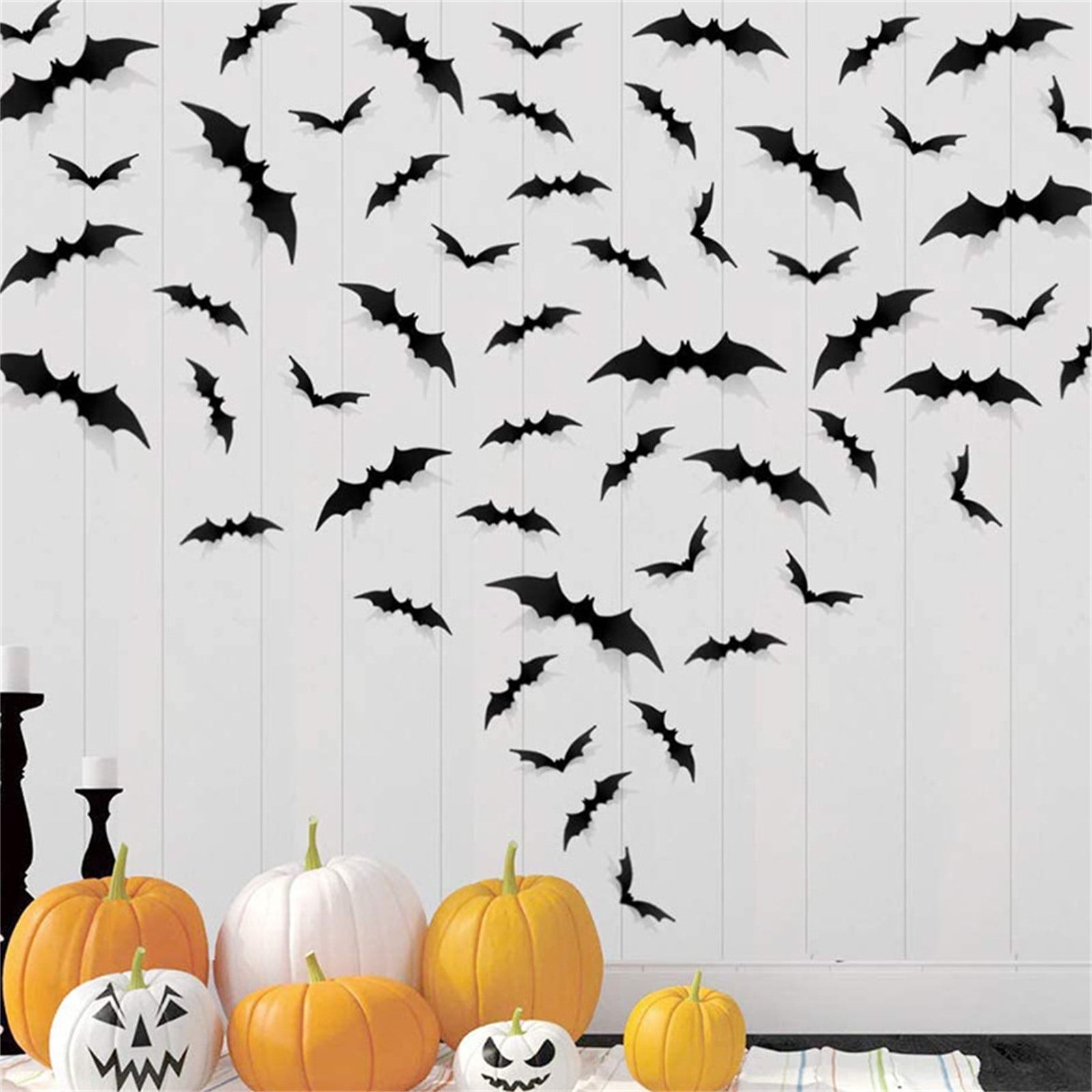 Reusable Bats Window Cling Halloween Window Clings Halloween Decor