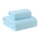 thumbnail image 2 of Juego exclusivo de toallas de hilo, toallas de baño coloridas, azul claro, 2 of 6