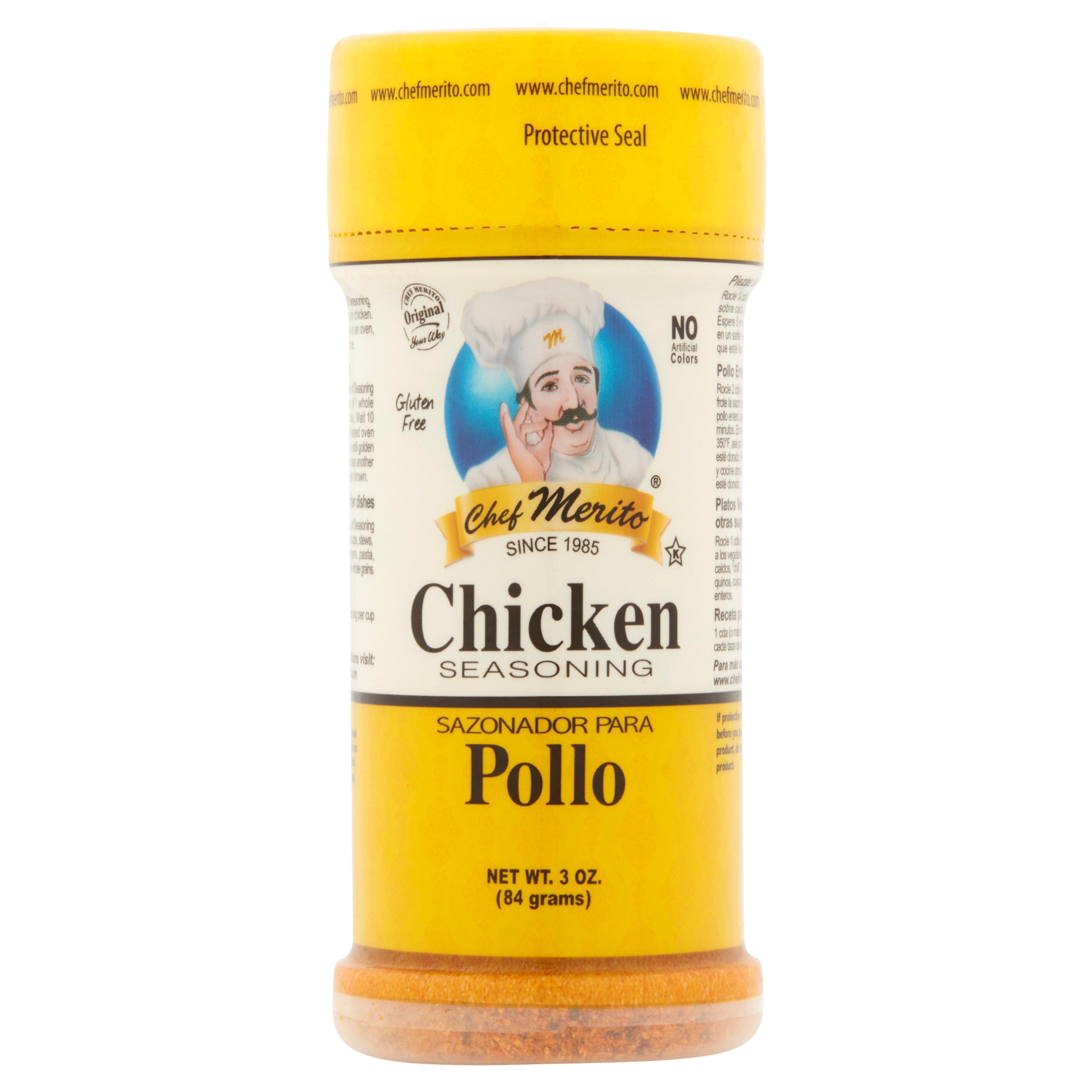 Chef Merito Chicken Seasoning, 3 oz