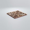 thumbnail image 3 of Ekena Millwork 7 3/8"W x 7 3/8"H x 3/8"T Extra Small Edinburg Decorative Fretwork Wood Wall Panels, Birch, 3 of 6