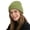 Blackish Green, variant on Skull Cap Women's Solid Color Waffle Knit Beanie Glossy Textured Thickened Hat Warm Woolen Cap Autumn and Winter Hats for Women