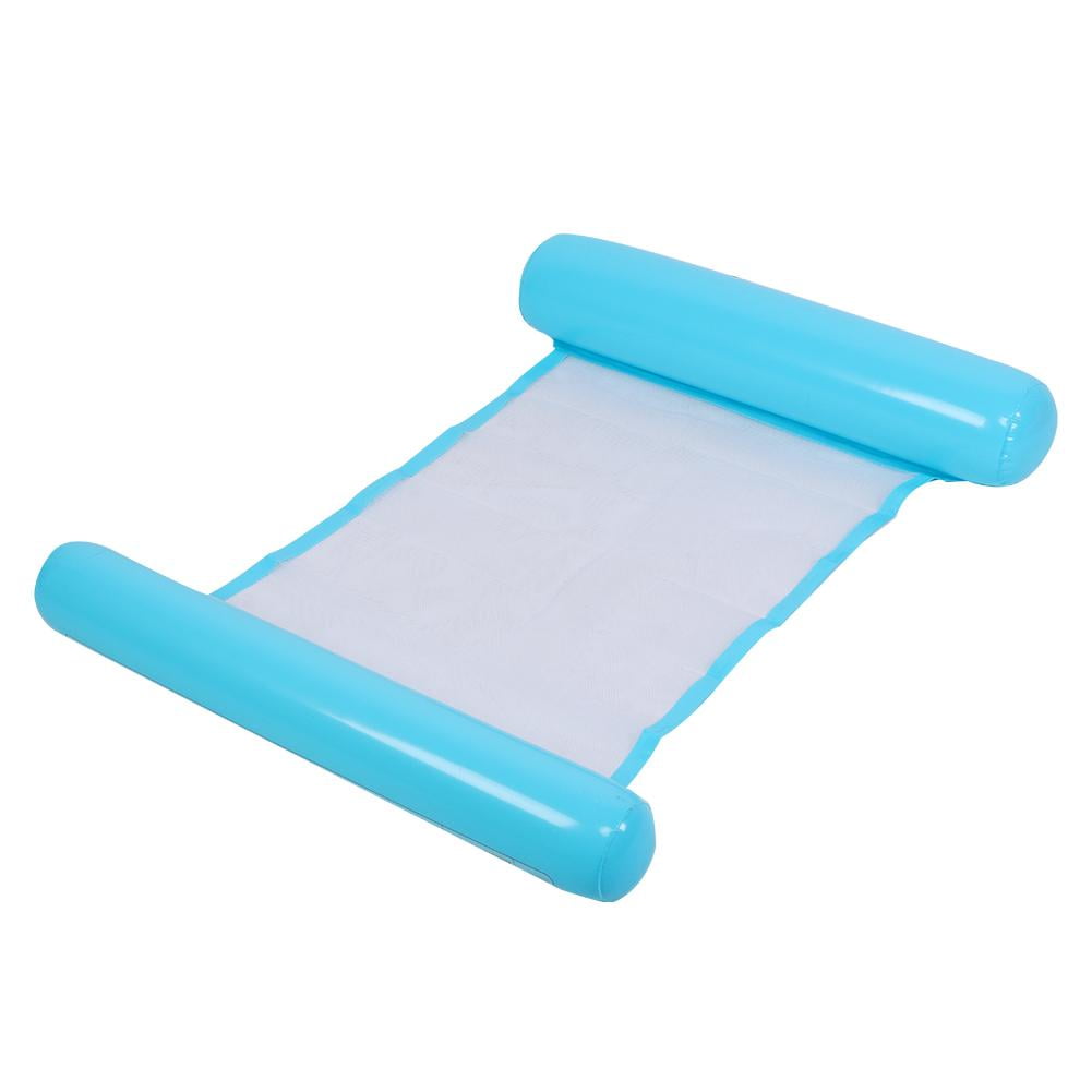 LYUMO Swimming Hammock, Portable Floating Inflatable Water Bed Foldable Hammock Swimming Pool