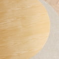 thumbnail image 6 of Rophefx 35.4" Solid Wood Round Dining Table with Handcrafted Relief Pedestal,Circle Dining Table,Natural, 6 of 9