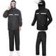thumbnail image 1 of Impermeable Motociclista con Capucha, Impermeable Reflectante para Hombre,Chubasquero con protector facial de doble capa,Impermeable y Resistente al Viento,para Senderismo,Emergencia,Equipo de Lluvia, 1 of 3