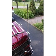 16 inch Black Fuba AM/FM/XM/CB Antenna Mast Power Rod Radio for HARLEY-DAVIDSON 1989-2022 New