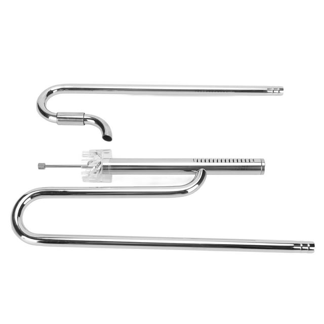 Stainless Steel Inflowand Outflow Pipe Set,Stainless Steel Inflow and Aquarium Metal Lily Pipe Metal Lily Pipe Surface Skimmer Finely Tuned Performance