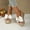 White#47, variant on Women's Fashion Casual Summer Bow Detail Slide Sandals – Chunky Wedge Heel Slip-Ons with Thick Sole for Outdoor Comfort,Plus Size