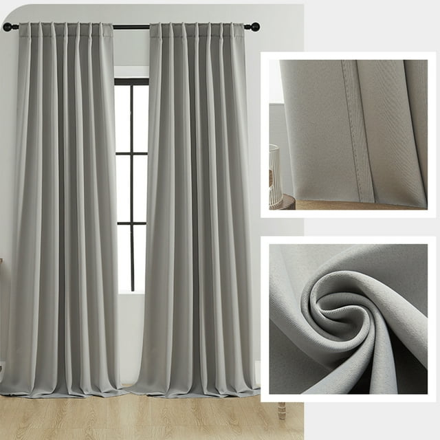 Decoración del hogar, decoración de habitaciones, decoración de paredes, par de cortinas de 99 x 130 cm, elegantes cortinas para dormitorio.