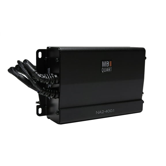 MB Quart Marine Powersports Nautic 400 Watt Class D Amplifier, Black