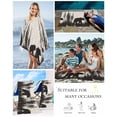 thumbnail image 5 of Black Bear Beach Towels Oversized Super Absorbent, Vintage Forest Cabin Animals Silhouette Lightweight Bath Towel Quick Dry Sets For Bathroom/Pool/Rv Camping/Beach Play/Gym Room/Picnic 35"x70", 5 of 8