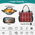 thumbnail image 4 of Cat Flowers and Sky Cooler Bag Lunch Bag Soft Cooler Cooling Tote Insulated Lunch Box for Adult Men Women, 4 of 6