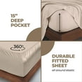 thumbnail image 5 of Superior Modal From Beechwood 400TC Sheet Set, Queen, Linen, 5 of 8