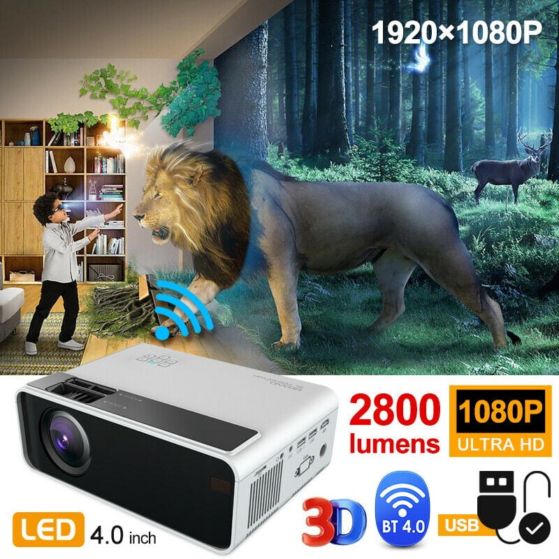 Theater Projector Android 6.0 Wifi 3D 