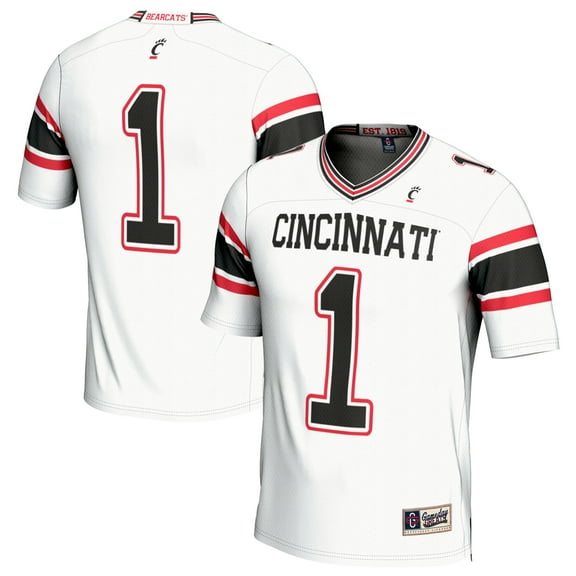 Unisex GameDay Greats #1 White Cincinnati Bearcats Lightweight Football Fashion Jersey