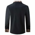 thumbnail image 7 of LNWUY Mens Dress Shirts Casual Long Sleeve Button Down Striped Tshirt Regular Fit Formal Business Shirts for Wedding Party Black L, 7 of 7