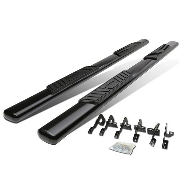 DNA Motoring 5" Black Side Step Nerf Bars Running Boards for 2009-2014 Ford F150 Super Crew Cab
