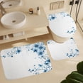 thumbnail image 6 of Shower Sets for Bathroom, Tan Leaf Damask Pattern Printed on Bathroom Shower Curtain Sets with Rugs, Designed for Farmhouse Boho Contemporary Bathrooms, 72 x 72 inches, 6 of 8