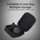 thumbnail image 2 of Organizador de Auriculares Cuadrado Estuche Protector para Auriculares Bluetooth Portátil Estuche de Viaje Bolsa Bento, 2 of 5