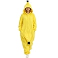thumbnail image 2 of Zormilly Onesie Pajamas Women Fleece Long Sleeve Zip Up Hooded Jumpsuits with Pockets Winter Fuzzy Warm Bodysuits, S-XL, 2 of 5