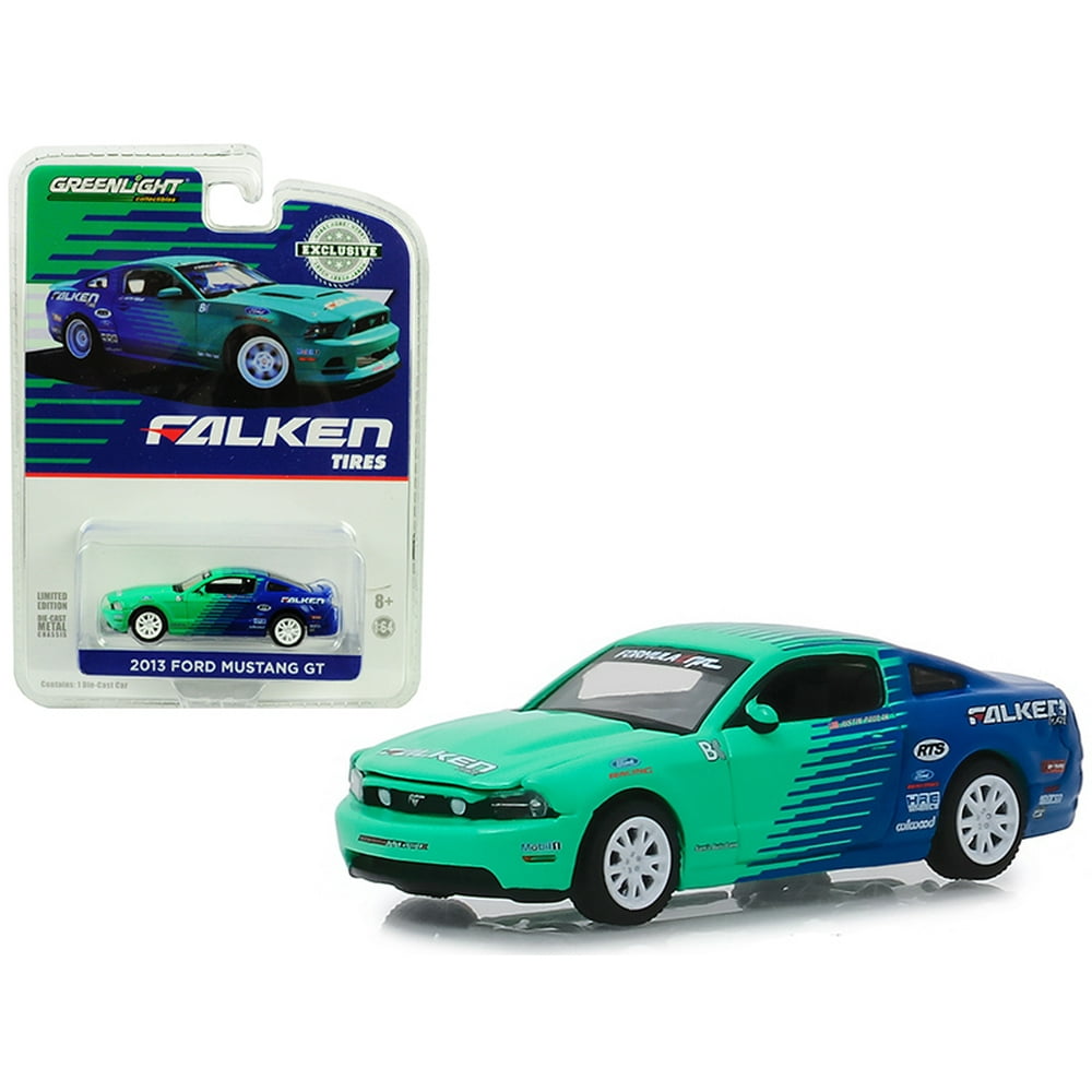 Greenlight 29972 1 by 64 Scale Diecast for 2013 Ford Mustang GT Falken
