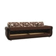 thumbnail image 3 of Ottomanson Roma Convertible Sofa Bed with Storage 75", Brown Chenille, 3 of 5